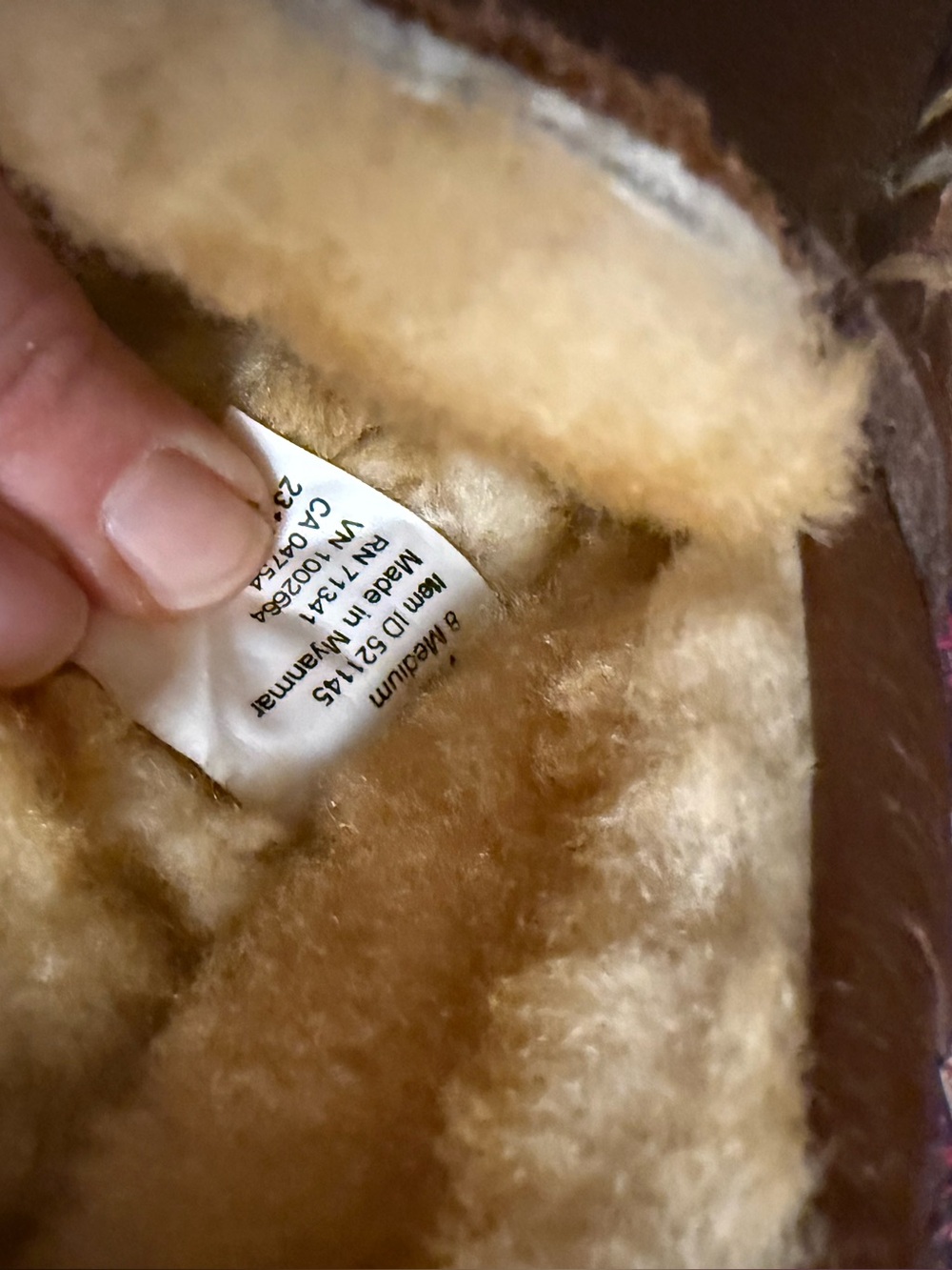 L.L.Bean Wicked Good Slipper Moccasins Brown Grained Leather 8 - Picture 6 of 6